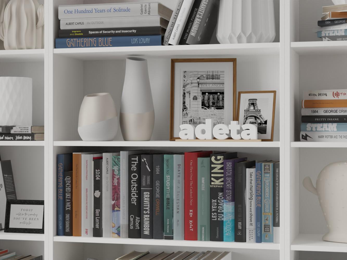 Книжный шкаф Билли 421 white ИКЕА (IKEA) изображение товара