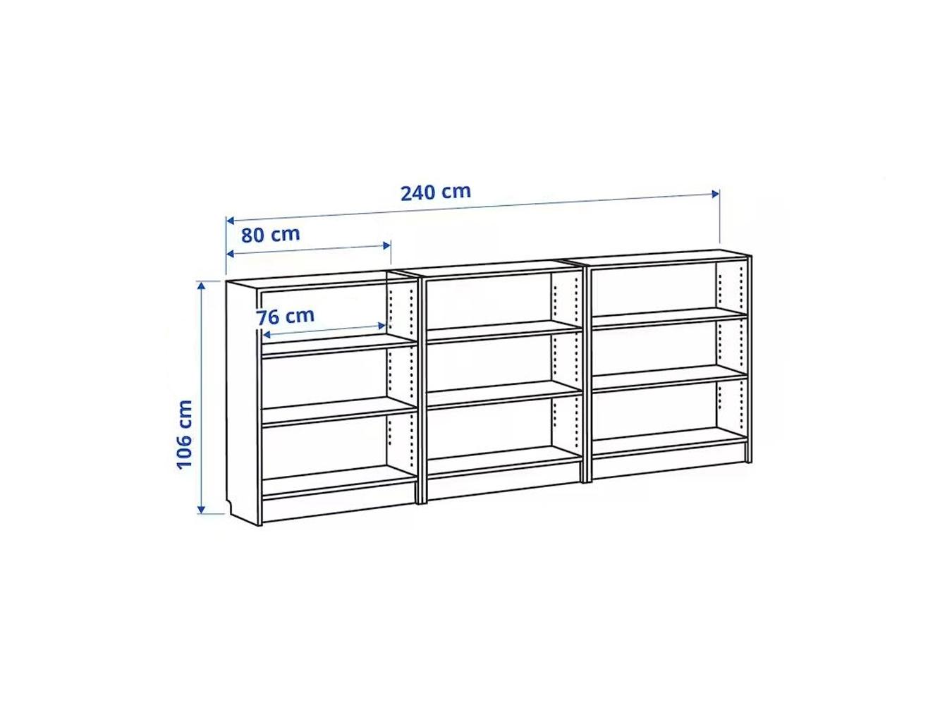 Стеллаж Билли 112 brown ИКЕА (IKEA) изображение товара