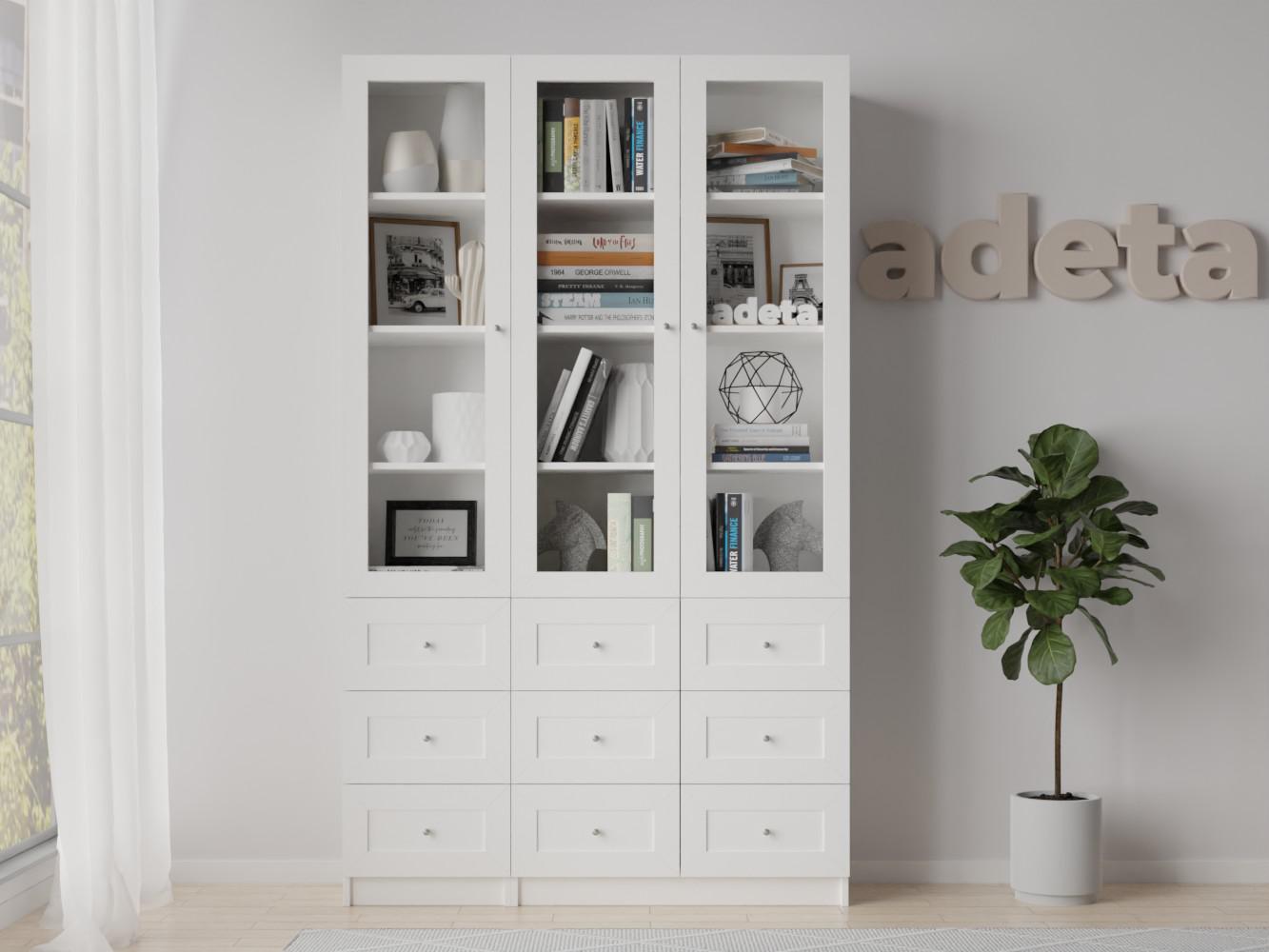 Книжный шкаф Билли 326 white ИКЕА (IKEA) изображение товара