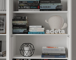 Изображение товара Книжный шкаф Билли 370 white ИКЕА (IKEA) на сайте adeta.ru